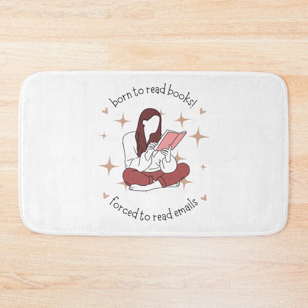 Item preview, Born to Read Books Forced to Read Emails Funny Book Lover Design designed and sold by AestHenni17.