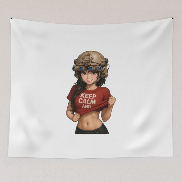 Item preview, Tactical NVG Girl - Night Operations Aesthetic designed and sold by RAWLIFEGRAPHIC.