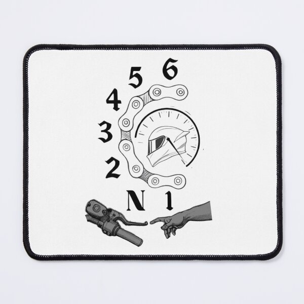 Item preview, Motorcycle Gear Shift 1N23456 - Creation of Rider Tattoo Art designed and sold by gokhanuzen.