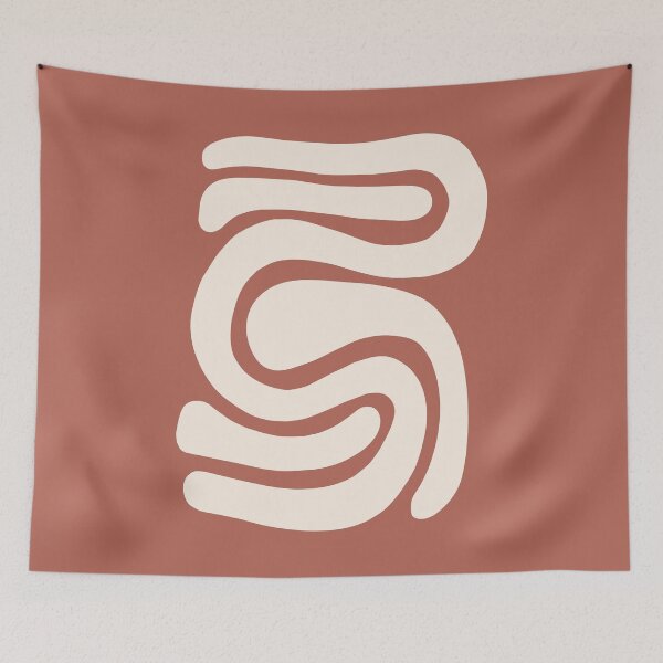 Item preview, Burnt Orange Terracotta Modern Abstract Art designed and sold by NicoleYoungStudio.