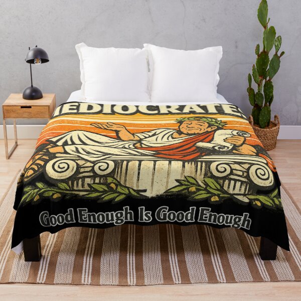 Item preview, Mediocrates Good Enough Is Good Enough Funny Greek Philosopher Meme designed and sold by HiPatti.