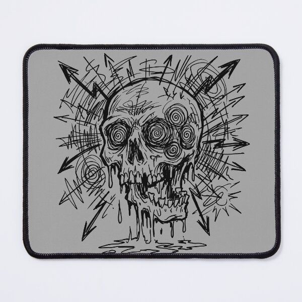 Item preview, Melting Skull Sketch designed and sold by Kuriofy.