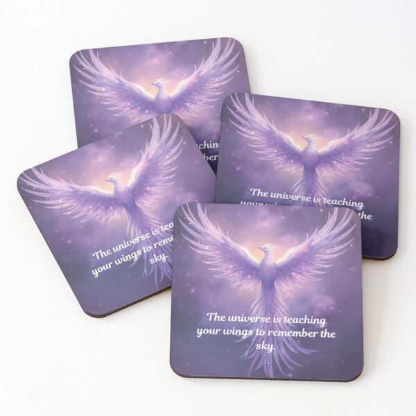 Item preview, The Universe Is Teaching Your Wings to Remember the Sky designed and sold by MysticPurpleHue.
