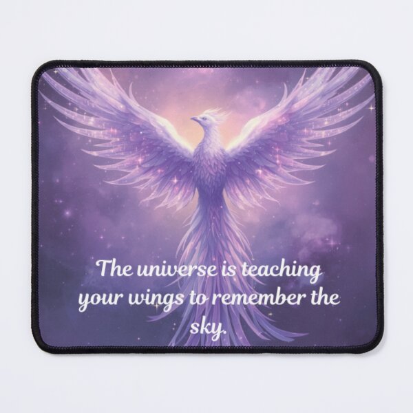 Item preview, The Universe Is Teaching Your Wings to Remember the Sky designed and sold by MysticPurpleHue.