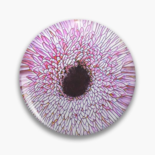 Item preview, Abstract Impressionist Pink Gerbera Daisy Pastel Digital Art designed and sold by BalkanBloom.