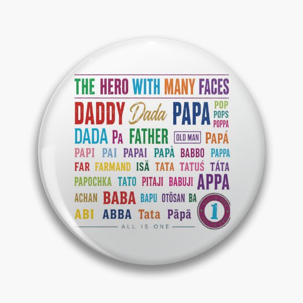 Item preview, Dad- Hero with Many Faces - Fathers Day - Dad, Papa, Appa, Pops, Old man, Hero designed and sold by 111Infiniteone.