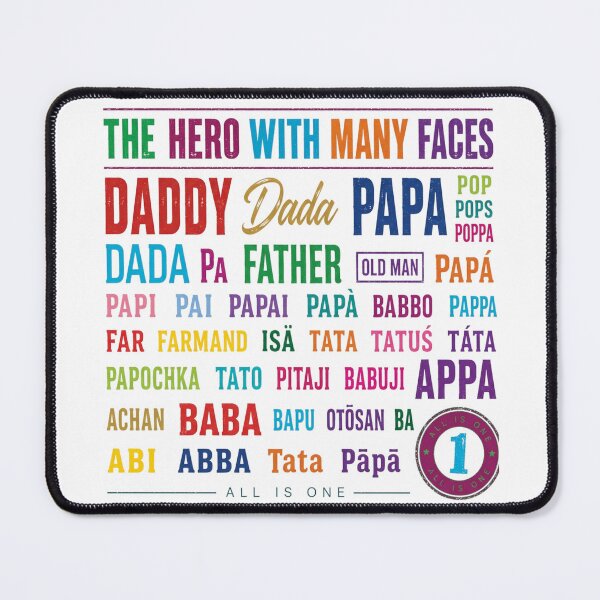 Item preview, Dad- Hero with Many Faces - Fathers Day - Dad, Papa, Appa, Pops, Old man, Hero designed and sold by 111Infiniteone.