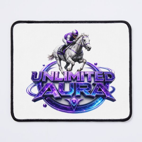 Item preview, UNLIMITED AURA – Premium Futuristic Typography Poster Main Tag: unlimited aura design designed and sold by THAMIM REALITY 2.0.
