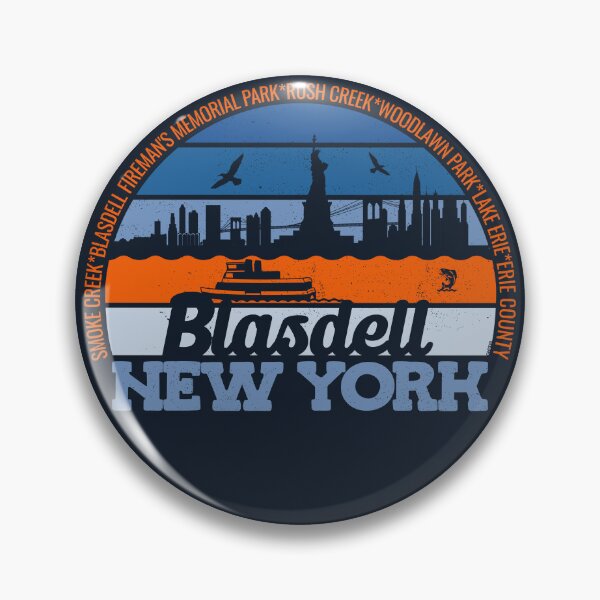 Item preview, Blasdell New York Sunset Retro Vintage Local Pride Logo designed and sold by CRHPOD20.