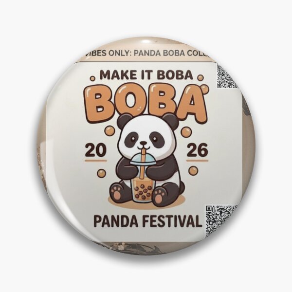 Item preview, Boba / Bubble Tea, Cute Kawaii Culture, and Panda Lovers designed and sold by WhyWait Studio Gifts.