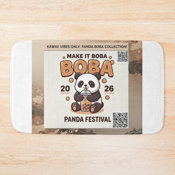 Item preview, Boba / Bubble Tea, Cute Kawaii Culture, and Panda Lovers designed and sold by WhyWait Studio Gifts.