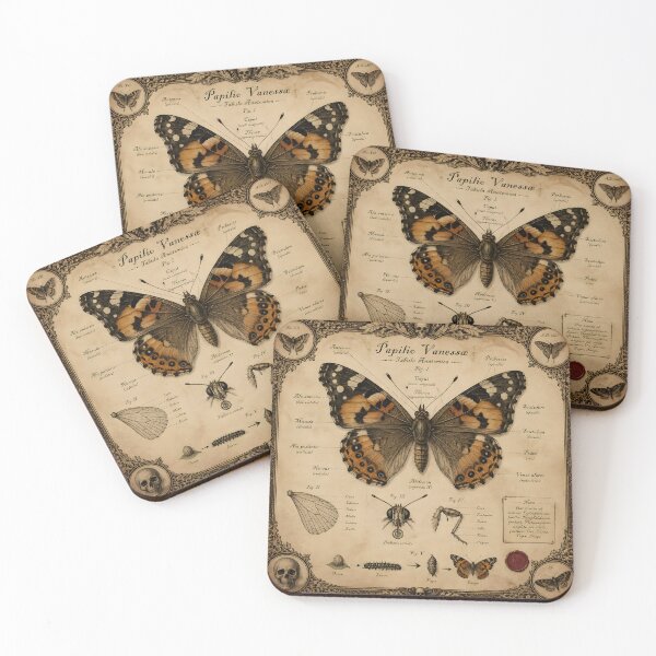 Item preview, Vintage Butterfly Scientific Illustration Chart designed and sold by Luna-Flow.