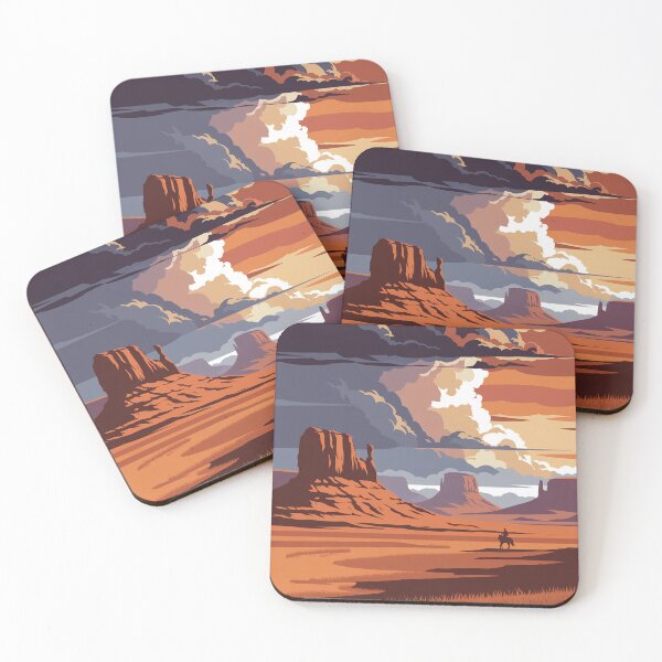 Item preview, Ride Into the Sunset, Western Frontier, Game Art Print designed and sold by LatentGoods.