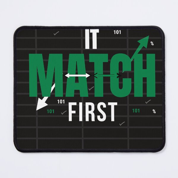 Item preview, Match It First | Funny CPA Accountant Reconciliation Humor designed and sold by FCA SIR MERCH .