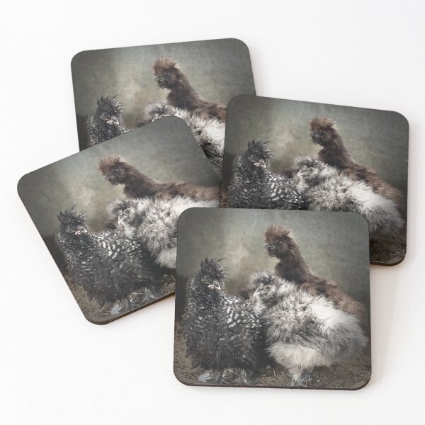 Item preview, Silkie Chicken Portrait designed and sold by HorseAndDogArt.