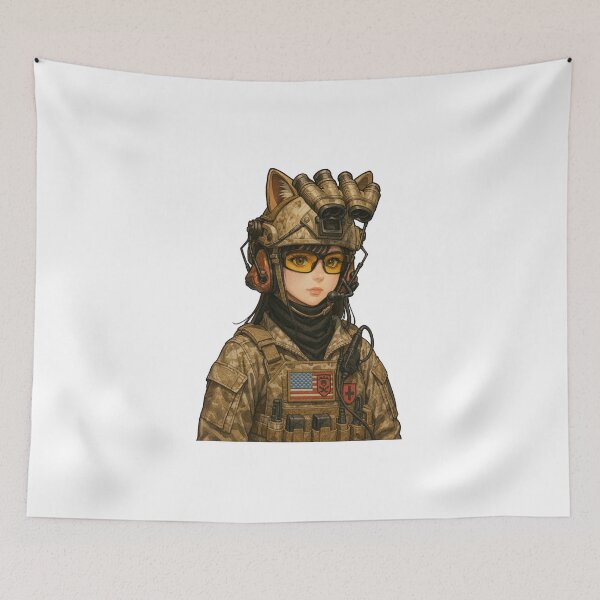 Item preview, Tactical NVG Girl - Night Operations Aesthetic designed and sold by RAWLIFEGRAPHIC.