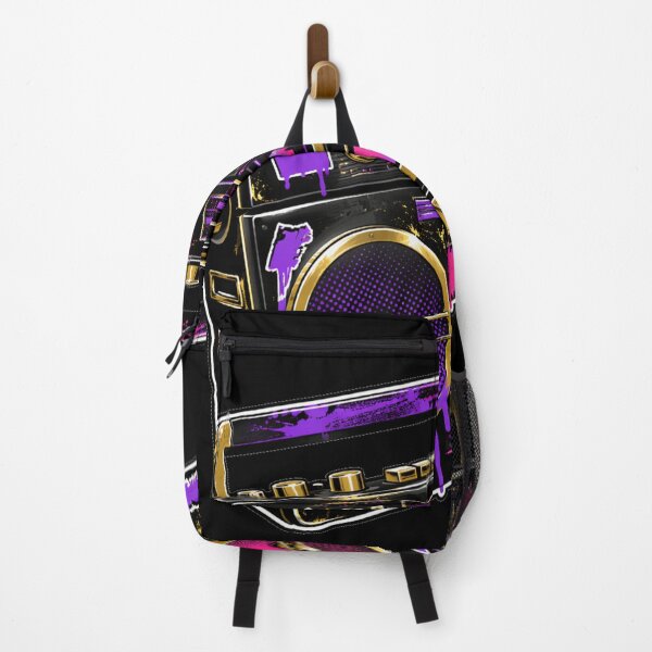 Item preview, Retro Boombox — Purple & Gold Streetwear designed and sold by NUFADE.