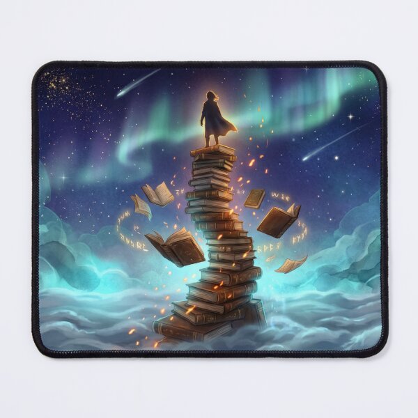 Item preview, Magical Knowledge Rising Into a Starry Night designed and sold by Anvc-Art.