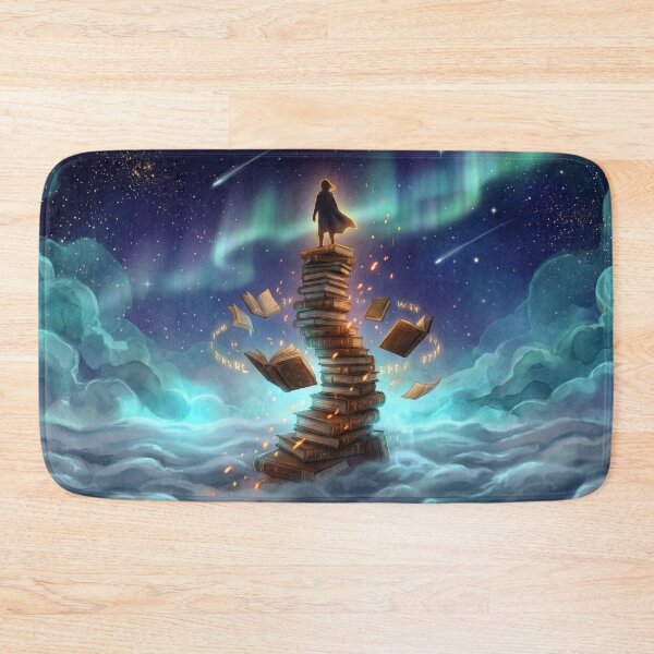 Item preview, Magical Knowledge Rising Into a Starry Night designed and sold by Anvc-Art.