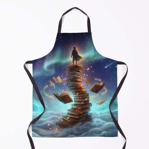 Item preview, Magical Knowledge Rising Into a Starry Night designed and sold by Anvc-Art.