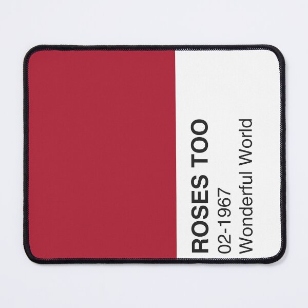 Item preview, Wonderful World Collection (No.2 of 4) Song Red Colour Swatch - Full Width designed and sold by The Colourful Game.