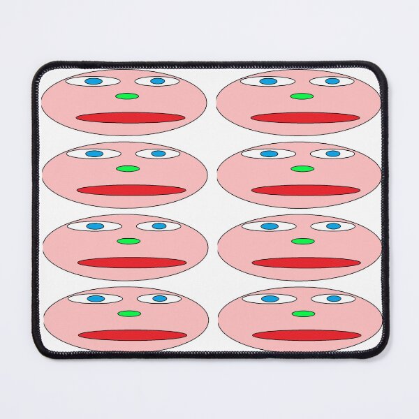 Item preview, a simple, stylized drawing of a face made entirely of oval shapes designed and sold by buynowandtoday.
