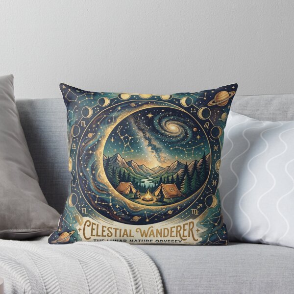 Item preview, Celestial Wanderer Lunar Nature Art designed and sold by MoonwoodStudio.