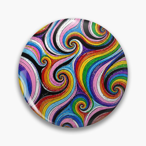 Item preview, Swirly Pride Flag Rainbow Stripes designed and sold by BeJolley.