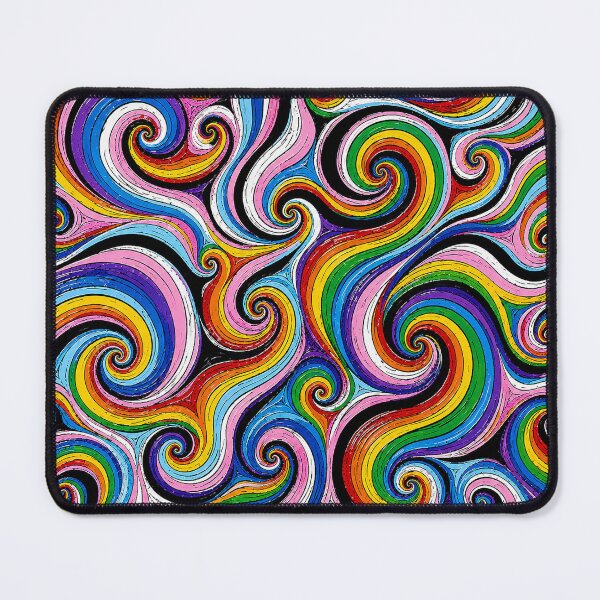 Item preview, Swirly Pride Flag Rainbow Stripes designed and sold by BeJolley.