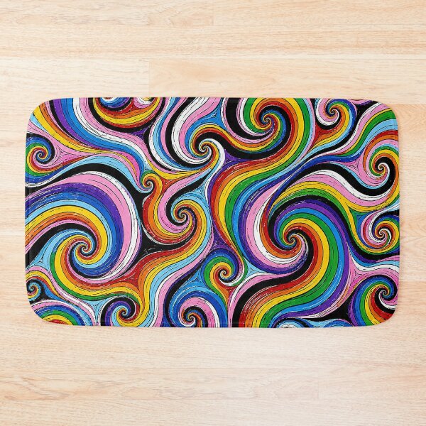 Item preview, Swirly Pride Flag Rainbow Stripes designed and sold by BeJolley.