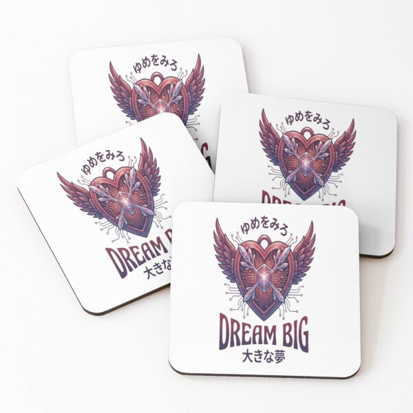 Item preview, Futuristic heart with wings Dream Big Design designed and sold by Ahmedsyde.