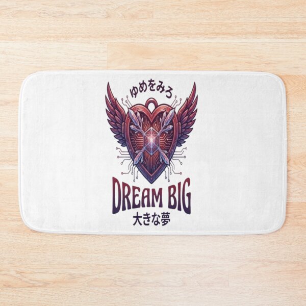 Item preview, Futuristic heart with wings Dream Big Design designed and sold by Ahmedsyde.
