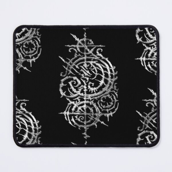 Item preview, Occult Spiral Sigil – Abstract Dark Symbol (chrome) designed and sold by JFOdesign.