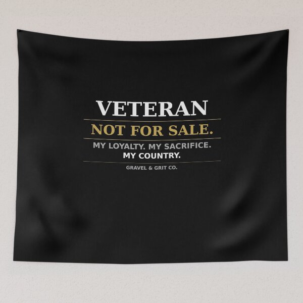 Item preview, Veteran Not For Sale – Military Pride Shirt My Loyalty My Sacrifice My Country designed and sold by Gravel-Grit-Co.