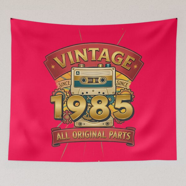 Item preview, Vintage 1985 All Original Parts Retro Cassette Design designed and sold by L&L.