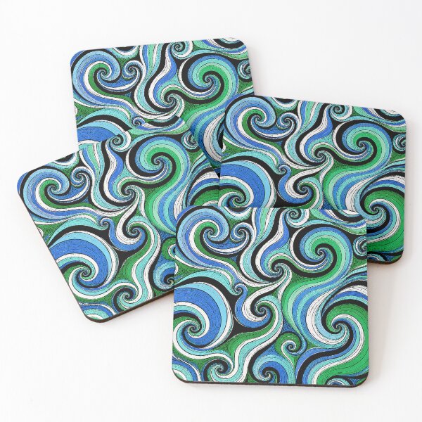 Item preview, Gay Pride Flag Cartoon Swirls Print designed and sold by BeJolley.