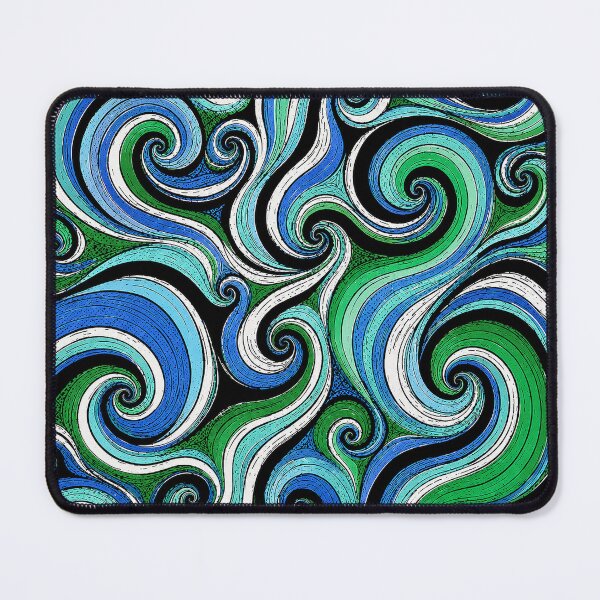 Item preview, Gay Pride Flag Cartoon Swirls Print designed and sold by BeJolley.