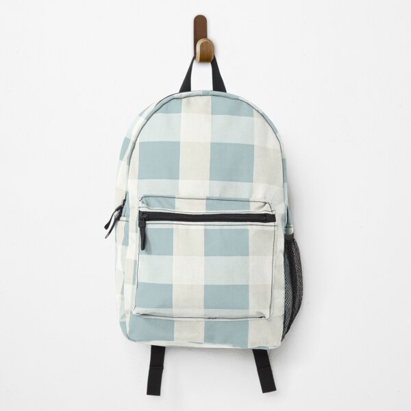 Item preview, Soft Blue Gingham Check Pattern designed and sold by MegaNovaArt.