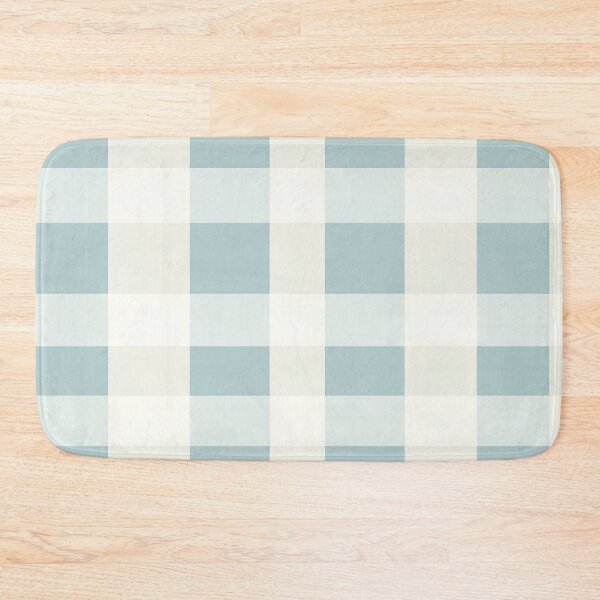 Item preview, Soft Blue Gingham Check Pattern designed and sold by MegaNovaArt.