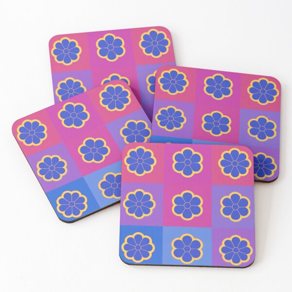 Item preview, Neon Daisies on pink designed and sold by uunaa.