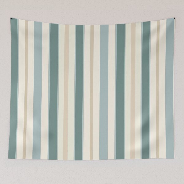 Item preview, Soft Coastal Nursery Stripes designed and sold by MegaNovaArt.