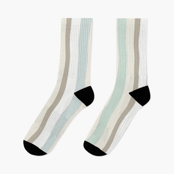 Item preview, Soft Coastal Watercolor Stripe Pattern designed and sold by MegaNovaArt.
