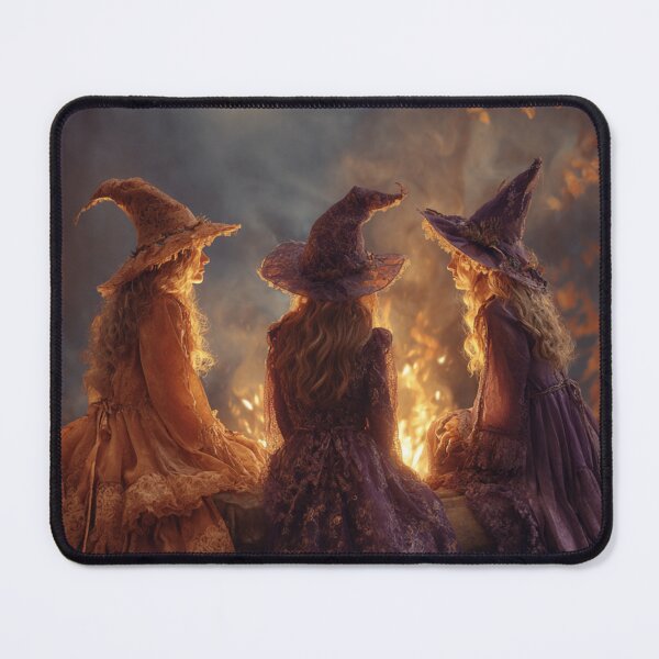 Item preview, Night Witches – Moonlit Coven Campfire Fantasy Art designed and sold by WhimsyWink.