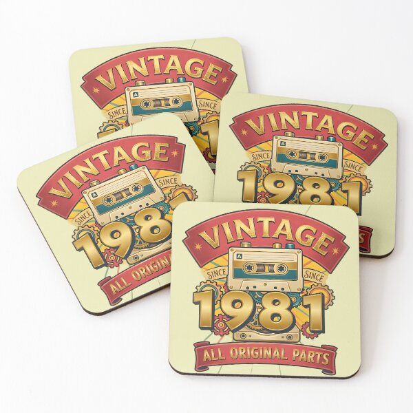 Item preview, Vintage 1981 All Original Parts Retro Cassette Design designed and sold by L&L.