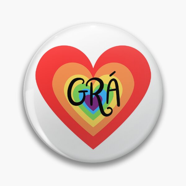 Item preview,  'Rainbow Grá' Gift Card / Sticker designed and sold by Melty Shirts.