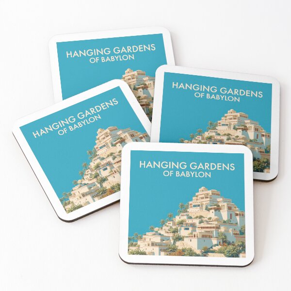 Item preview, HANGING GARDENS OF BABYLON TRAVEL ART designed and sold by MarkedArtPrints.