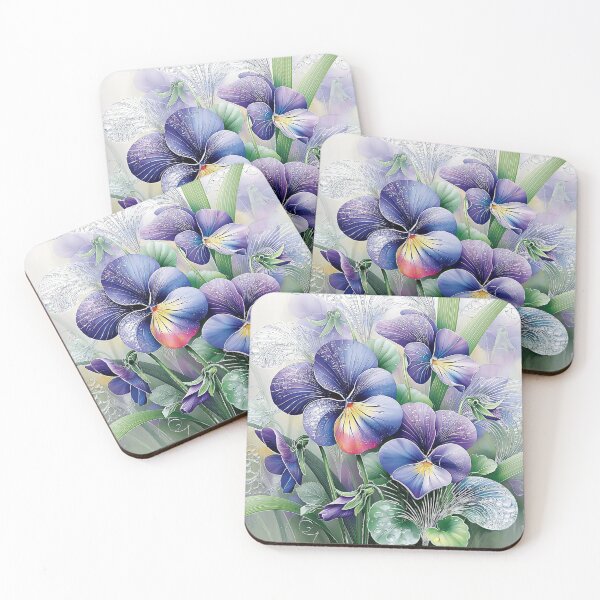 Item preview, Midnight Petals in Dewlight   designed and sold by bloorose.