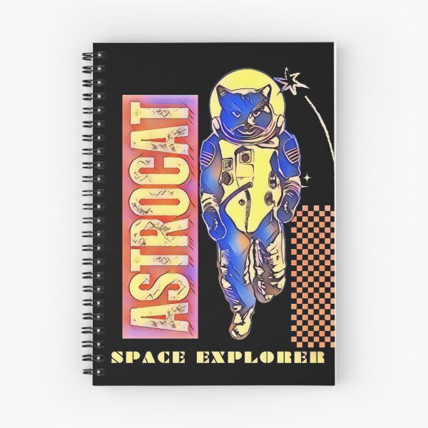 Item preview, Futuristic Cat Astronaut designed and sold by creativerooney.
