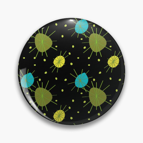 Item preview, Mid-Century Modern Aqua, Olive And Yellow Pattern designed and sold by DEC02.