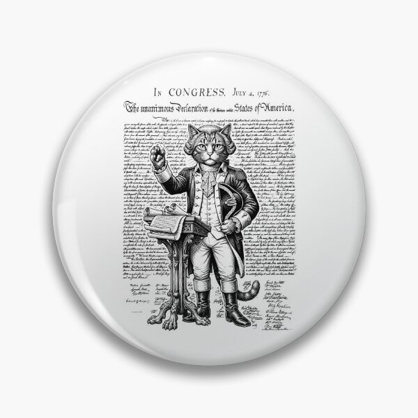 Item preview, Declaration Of Independence Day 1776 Cat Lover Washington designed and sold by GrandeDuc.